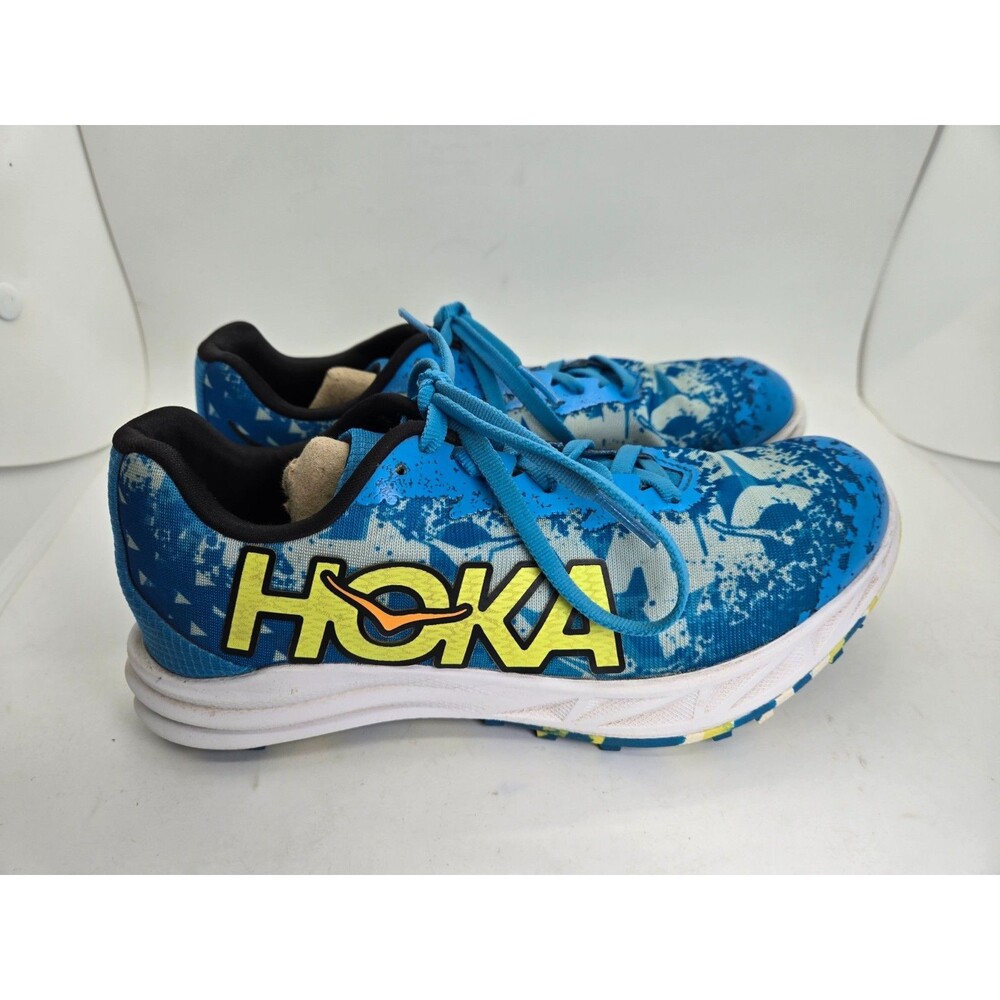Hoka One One Crescendo XC Spikeless Trail Shoes Womens 6.5 Blue Running Sneakers